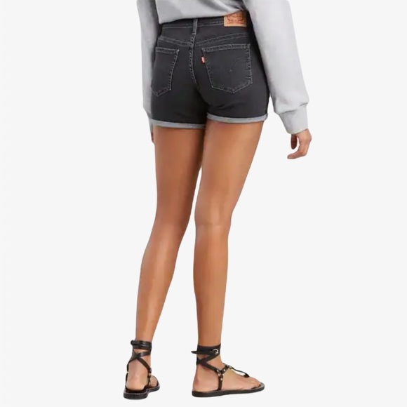 Levi’s 954 High-Rise Roll-Up Vintage Jean Shorts - 2/4 - Picture 3 of 17